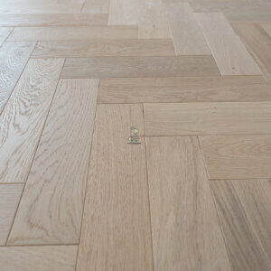 Berlin 14/3 x 90mm Oak Invisible Oiled Herringbone Engineered Wood Flooring