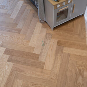 Berlin 14/3 x 90mm Oak Natural Brushed & Oiled Herringbone Engineered Wood Flooring