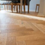 Berlin 14/3 x 90mm Oak Natural Brushed & Oiled Herringbone Engineered Wood Flooring