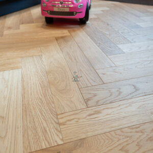 Berlin 14/3 x 90mm Oak Natural Brushed & Oiled Herringbone Engineered Wood Flooring