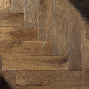 Berlin 14/3 x 90mm Deep Smoked Oak Herringbone Engineered Wood Flooring