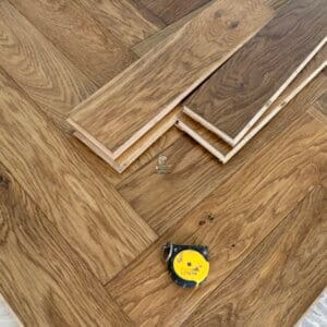 Riviera 18/4 x 90mm Chestnut Oak Herringbone Engineered Wood Flooring