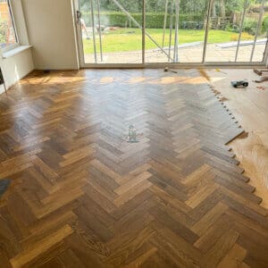 Riviera 18/4 x 90mm Chestnut Oak Herringbone Engineered Wood Flooring