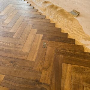 Riviera 18/4 x 90mm Chestnut Oak Herringbone Engineered Wood Flooring