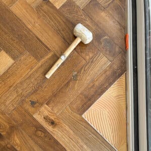 Riviera 18/4 x 90mm Chestnut Oak Herringbone Engineered Wood Flooring