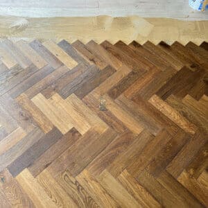 Riviera 18/4 x 90mm Chestnut Oak Herringbone Engineered Wood Flooring