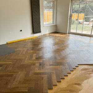 Riviera 18/4 x 90mm Chestnut Oak Herringbone Engineered Wood Flooring