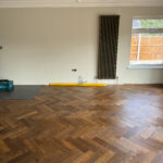 Riviera 14/3 x 90mm Double Smoked Oak Herringbone Engineered Wood Flooring