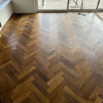 Riviera 14/3 x 90mm Double Smoked Oak Herringbone Engineered Wood Flooring