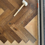 Riviera 14/3 x 90mm Double Smoked Oak Herringbone Engineered Wood Flooring