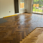 Riviera 14/3 x 90mm Double Smoked Oak Herringbone Engineered Wood Flooring