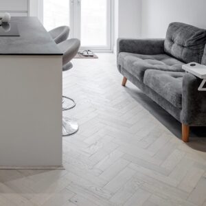 Atlanta 14/2 x 90mm Infused White Oak Herringbone Engineered Flooring