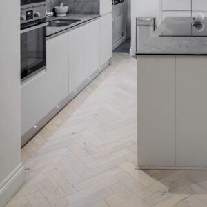 Atlanta 14/2 x 90mm Infused White Oak Herringbone Engineered Flooring