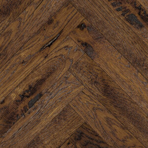 Riviera 14/3 x 125mm Antique Oak Herringbone Herringbone Engineered Wood Flooring