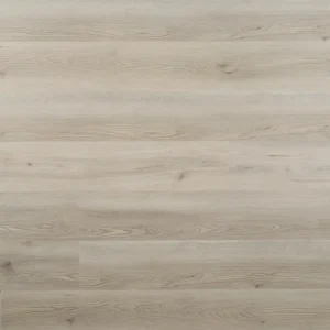 Ivory Shores Luxury Vinyl Click Flooring with soft creamy tones and natural wood grain details.