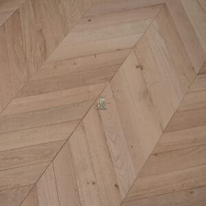 Raw 14/3 x 90mm Unfinished Chevron Engineered Wood Flooring