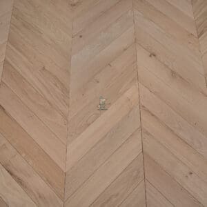 Raw 14/3 x 90mm Unfinished Chevron Engineered Wood Flooring