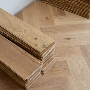 Riviera 14/3 x 125mm Natural Oak Herringbone Engineered Wood Flooring