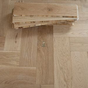 Riviera 14/3 x 125mm Natural Oak Herringbone Engineered Wood Flooring