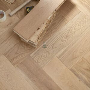 Riviera 14/3 x 125mm Natural Oak Herringbone Engineered Wood Flooring