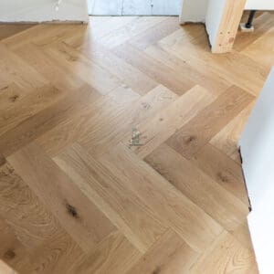 Riviera 14/3 x 125mm Natural Oak Herringbone Engineered Wood Flooring