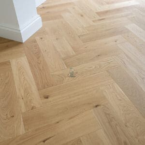 Riviera 14/3 x 125mm Natural Oak Herringbone Engineered Wood Flooring