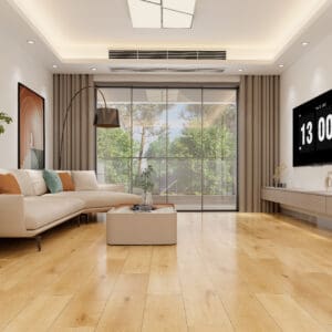 Flair 12mm Biscuit Oak Classic Laminate Flooring