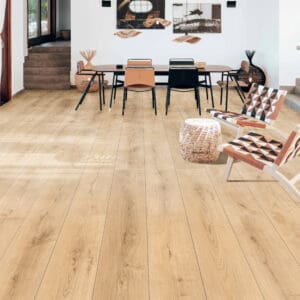 Flair 12mm Shortbread Oak Classic Laminate Flooring