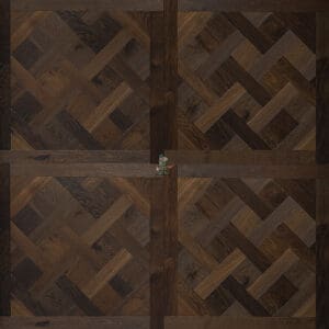 Nevada 15/4 Double Smoked Oak Engineered Versailles Panel Wood Flooring