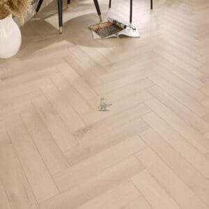 Coral Oak AC5 Laminate Flooring with soft, sun-bleached tones and a realistic wood texture.