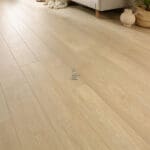 Murcia Oak 4V Groove Laminate Flooring with a light oak finish and textured wood grain.