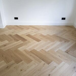 Riviera 14/3 x 125mm Natural Oak Herringbone Engineered Wood Flooring